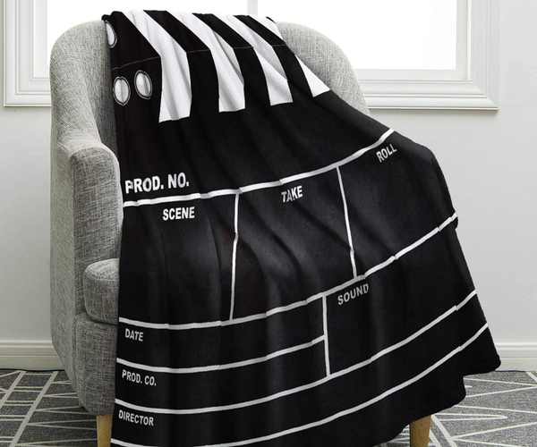 Movie Clapboard Blanket