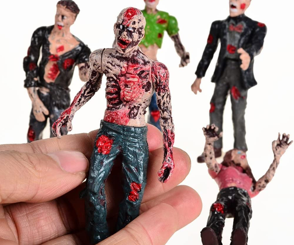 Fully Articulated Zombie Action Figures