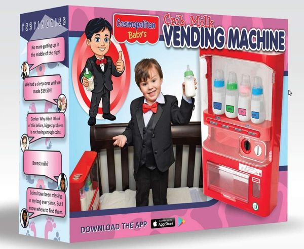 Milk Vending Machine Prank Gift Box