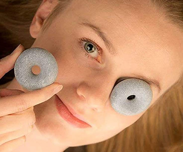 Natural Soapstone Eye Rings