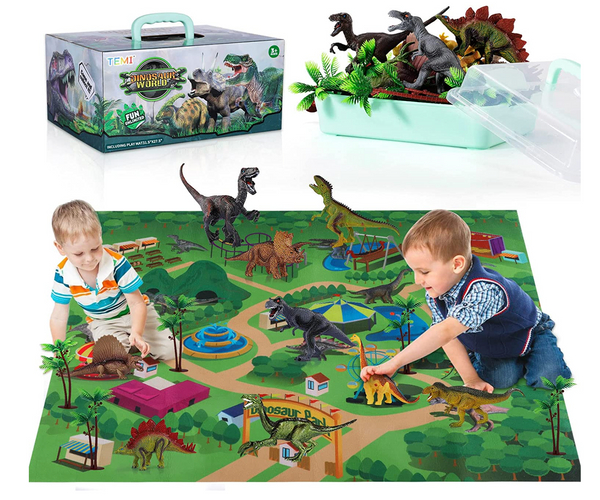 Dinosaur Playset and Play Mat