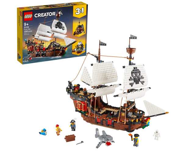 3-in-1 Lego Pirate Ship