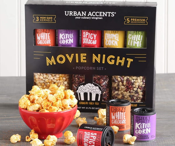Movie Night Popcorn Gift Set