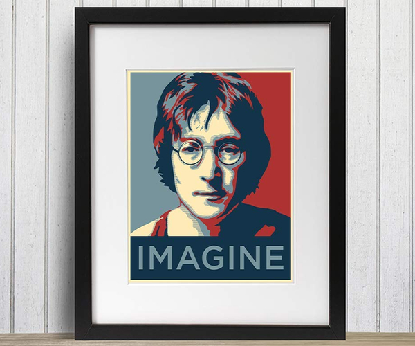 John Lennon Imagine Contemporary Print