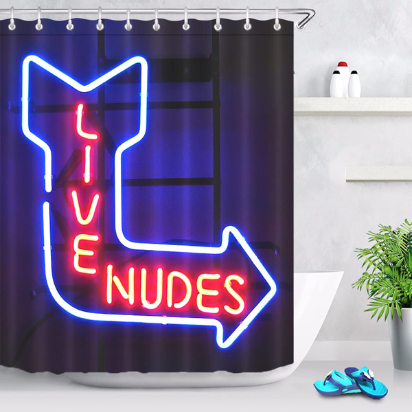 Live Nudes Shower Curtain
