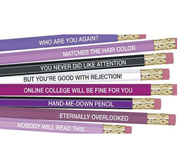 Funny Pencils for Middle Children