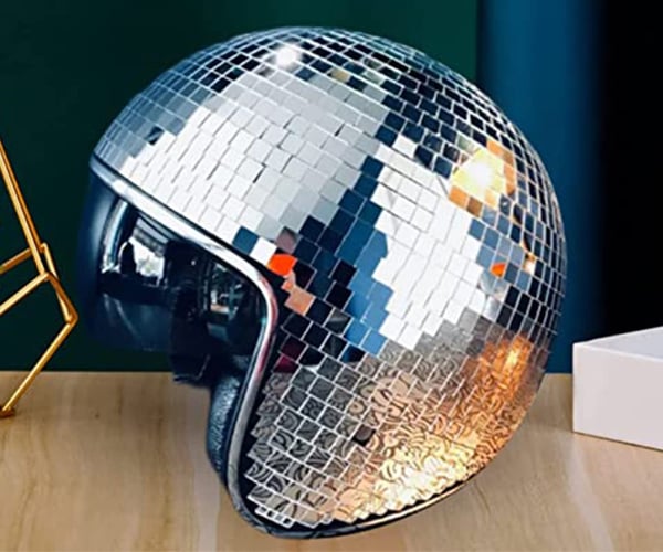 Disco Ball Helmet