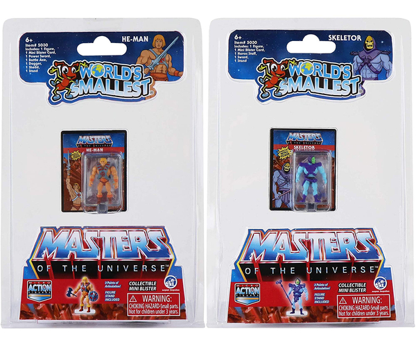 World's Smallest He-Man Action Figures
