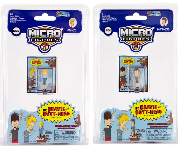 World's Smallest Beavis and Butthead Action Figures