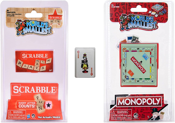 World's Smallest Scrabble and Monopoly