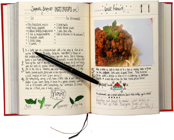 My Family Cookbook Fill-In Recipe Book