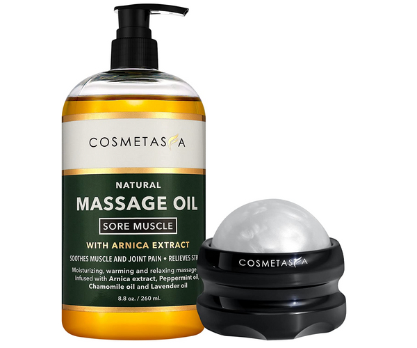 Massage Oil and Roller