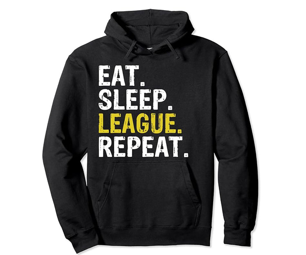 Eat. Sleep. League. Repeat Hoodie