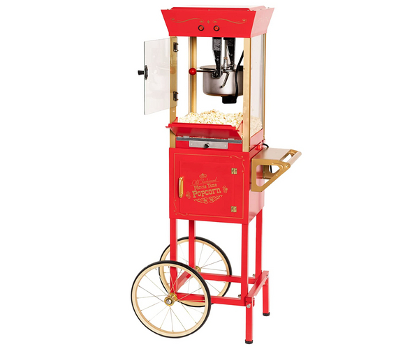 Old Fashioned Red Popcorn Cart