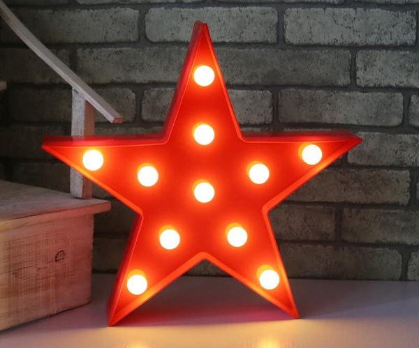 Red Star Marquee Light