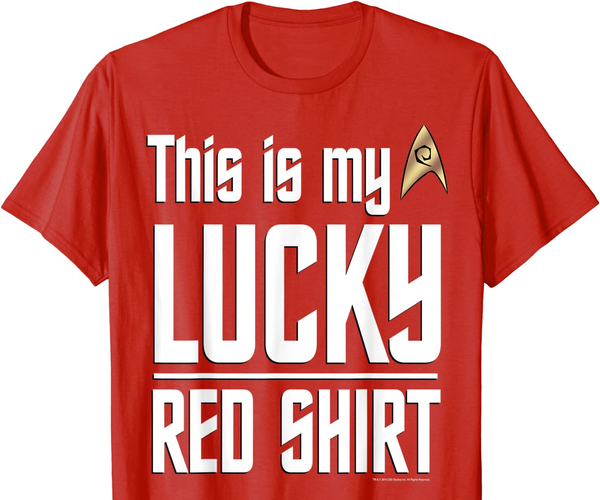 Star Trek Lucky Red Shirt