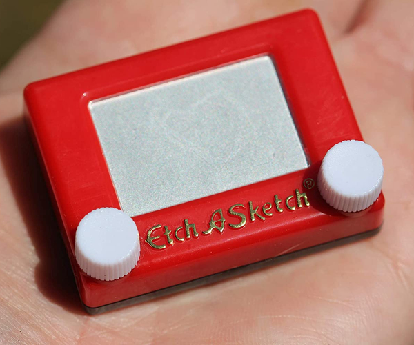 World's Smallest Etch-a-Sketch