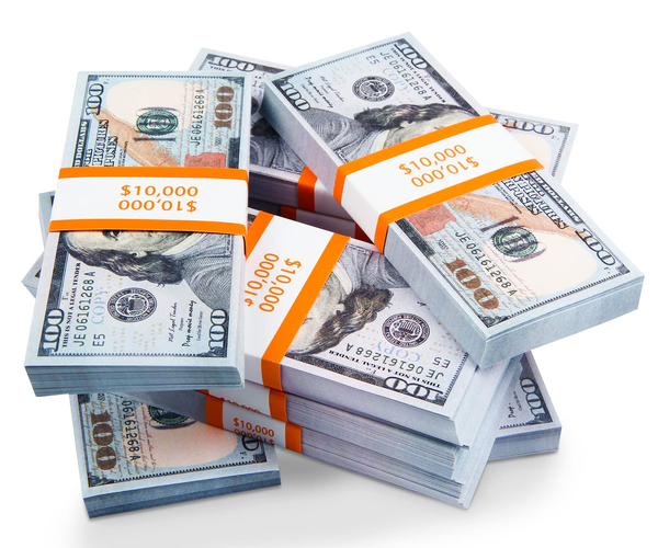 Fat Stacks of Fake Money