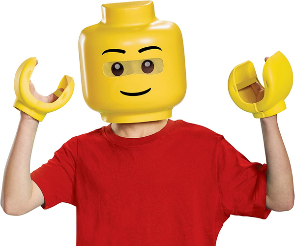 Lego Mask and Hands Costume