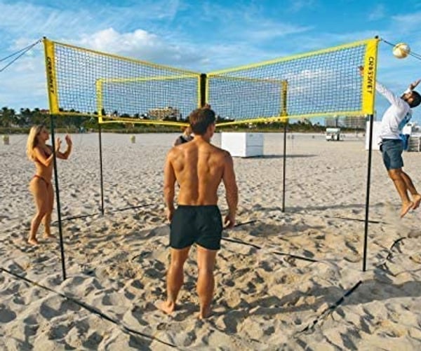 Four Square Volleyball Backyard Game