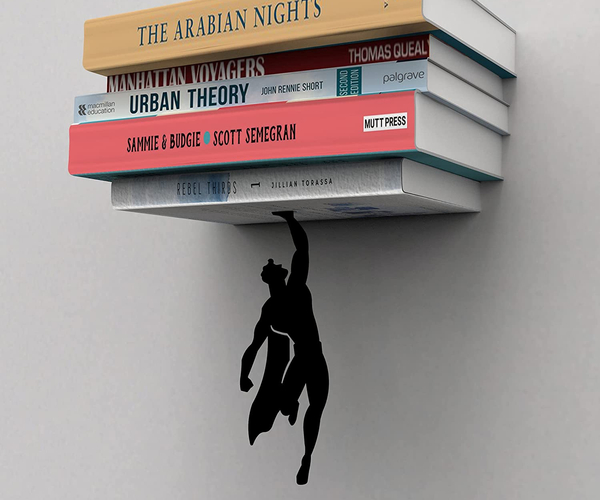 Superhero Floating Bookshelf