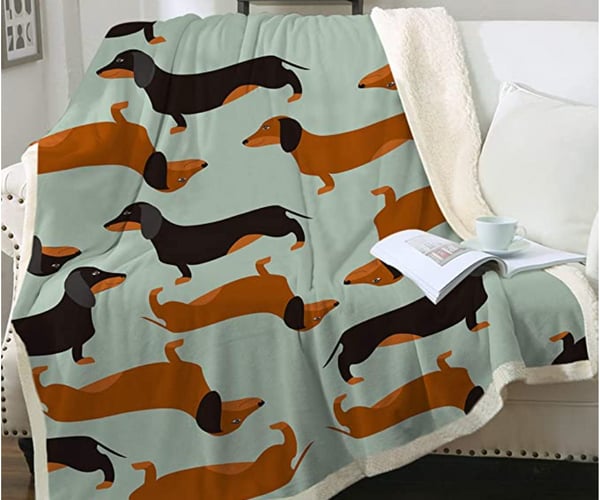 Cozy Dachshund Blanket