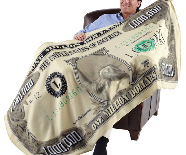Million Dollar Bill Blanket