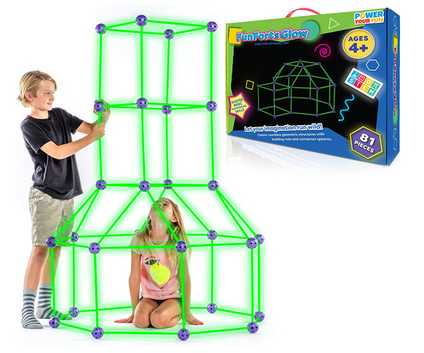 Glow in the Dark Fort Building Kit