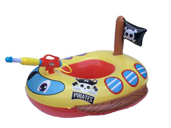 Ride On Pirate Ship with Water Gun