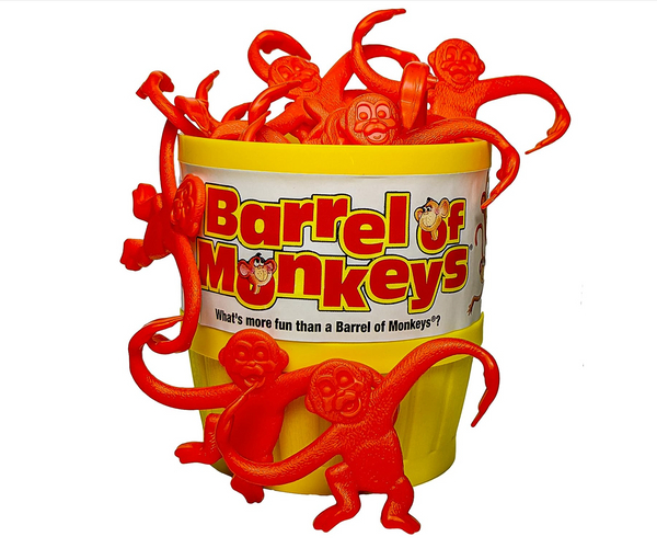 Vintage Barrel of Monkeys Toy