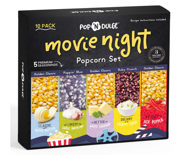 Movie Night Popcorn Set
