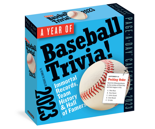 Sports Trivia Day to Day Calendar
