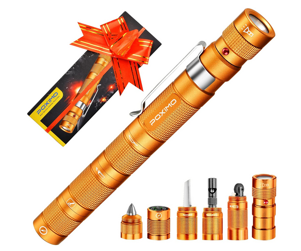 Screw Top Tactical Pen and Multitool