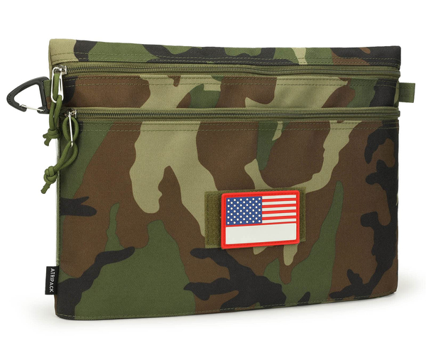 Tactical Camo Zippered Pouch