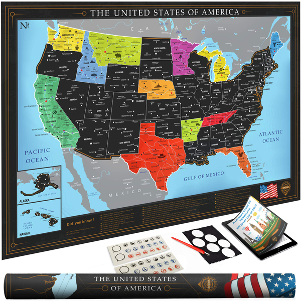 Scratch Off Map