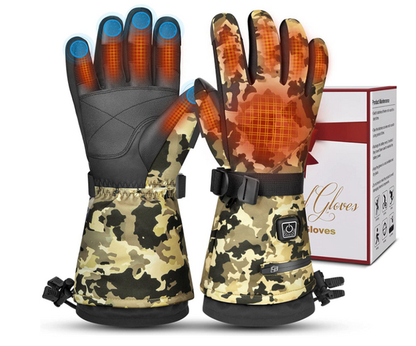Heavy-Duty Heated Camping Gloves