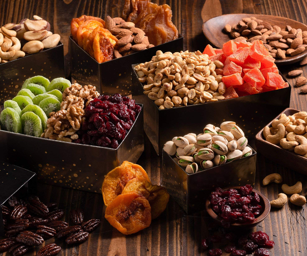 Fruit and Nut Healthy Gift Basket