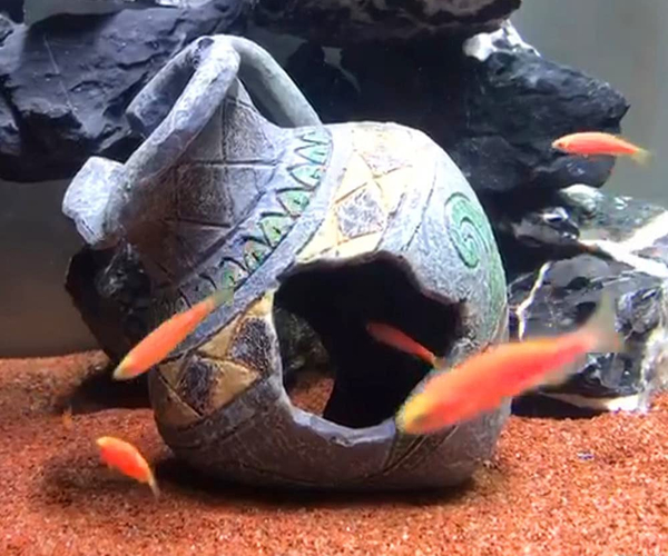 Broken Vase Fish Tank Ornament