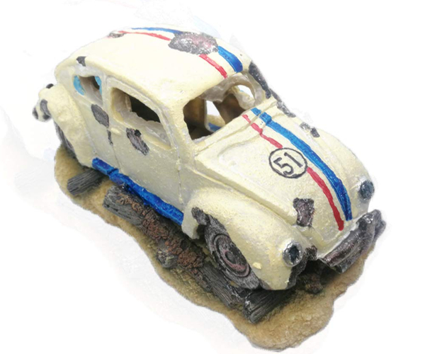 Herbie the Love Bug Fish Tank Car