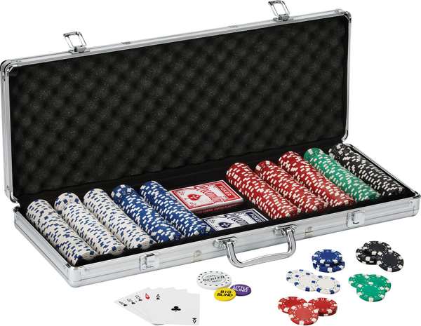 500 Piece Texas Hold 'Em Poker Chip Set