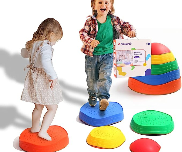 Plastic Balance River Stone Set