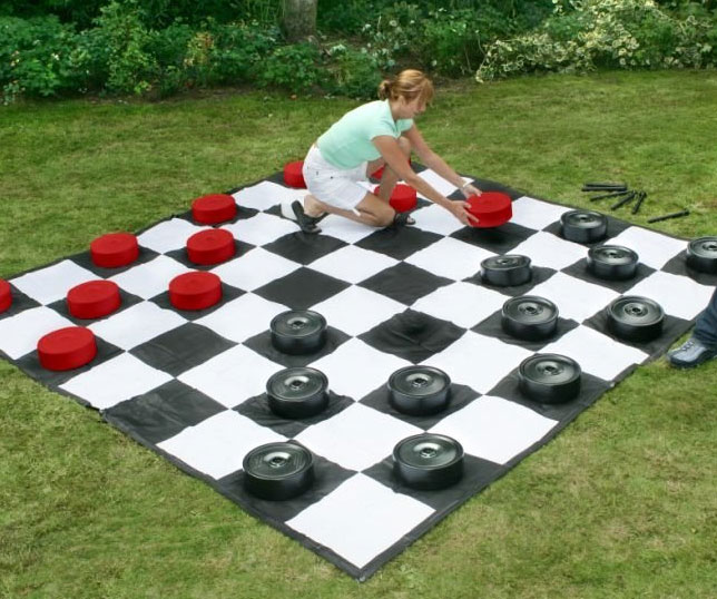 Giant Checkers Board
