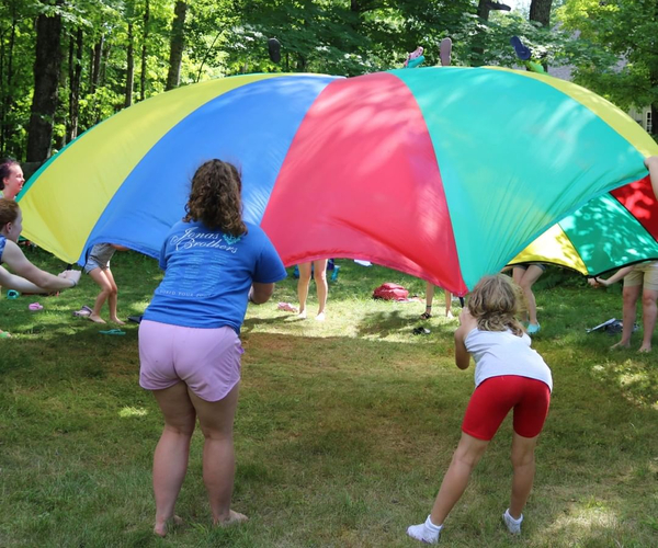 Rainbow Parachute Toy
