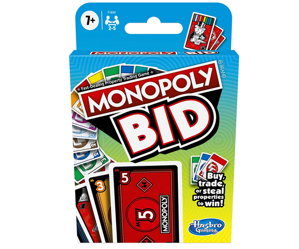Monopoly Bid Card Game