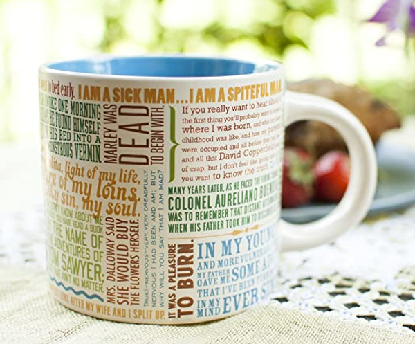 Famous First Lines of Literature Mug