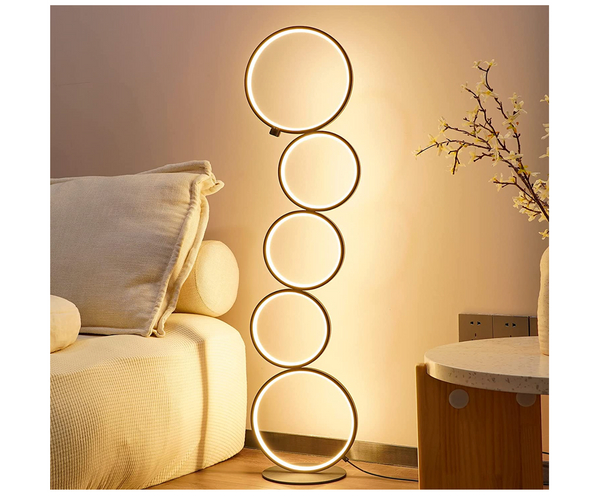 Modern Stacked Circle Lamp