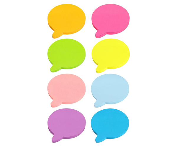 Speech Bubble Sticky Notes