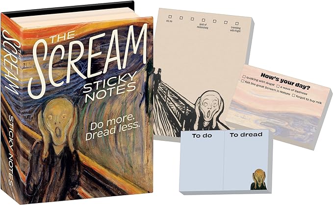 The Scream Sticky Note Bundle