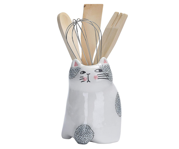 Cat Kitchen Utensil Holder