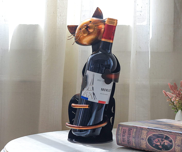 Cute Cat Wine Bottle Holder